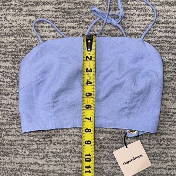 NWT Superdown Milah Wrap Skirt Set in Light Blue | REVOLVE XS - Picture 8 of 12